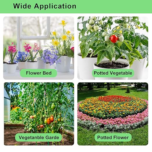 250FT Drip Irrigation System Kit, 50FT 1/2" Main Tube & 200FT 1/4" Tubing, Quick Connect Design, Brass Splitter, Adjustable Emitters & Misting Sprayers for Garden, Lawn, Raised Beds, Outdoor Plants