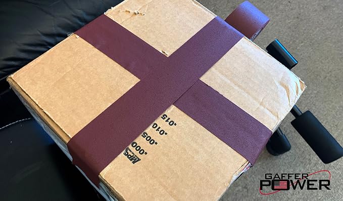 Gaffer Power Burgundy Gaffer Tape 2” x 30 Yards – No Residue, Premium Color, Made in USA, Matte Non-Reflective Cloth Tape for Stage, Events & Cable Management