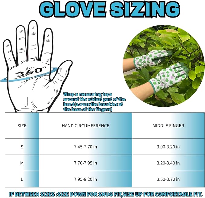 Gardening Gloves,Women Yard Work Garden Glove,Gifts | Thorn Proof,Puncture Resistant,Touchscreen,Gift,Leather,Spandex