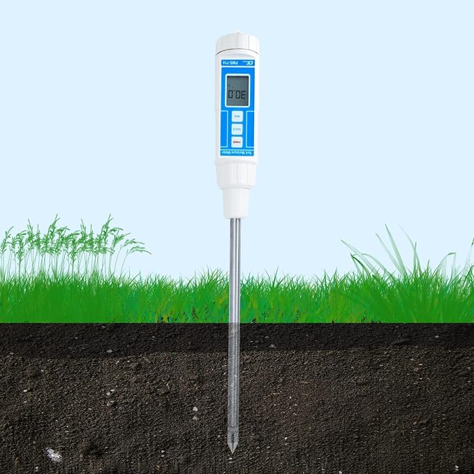 Soil Moisture Meter/Professional moisture meter/Digital Soil PH Tester/Plant moisture meter/Heavy duty soil moisture meter/outdoor for Greenhouses, Gardens, Lawns; Model: PMS 714