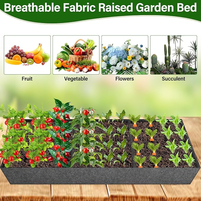 Garden Cucumber Trellis for Climbing Plants Outdoors, 65 x 50 Inch Large Metal Garden Trellis with Gardening Tools Nylon Garden Netting for Raised Bed Vegetable Fruit Flower Grow Support(U-Shape)