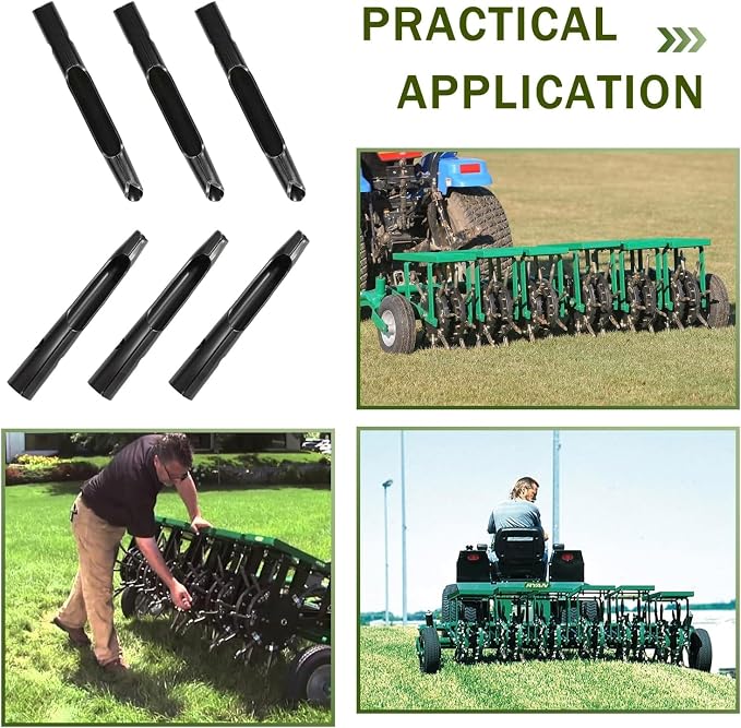 12 Pack Aerator Parts 1/2 Inch Closed Spoon Aerator Core Tines Fit For Ryan 522361, Bluebird 7190, Classen 100032, EXMARK 121-4894, 126-0262, 1262143