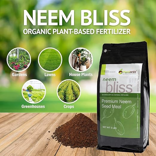 Coco Coir Brick (650gms) + Neem Bliss (1lb) - Organic Coco Coir for Plants & Neem Cake for Plants - Cocopeat Coconut Coir Bricks - Neem Seed Meal - Neem Meal Fertilizer - Garden Soil Potting Soil Mix