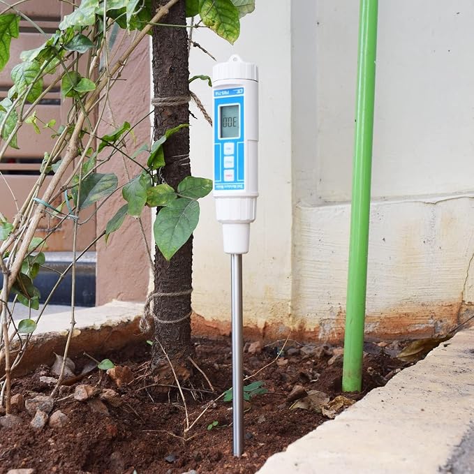 Soil Moisture Meter/Professional moisture meter/Digital Soil PH Tester/Plant moisture meter/Heavy duty soil moisture meter/outdoor for Greenhouses, Gardens, Lawns; Model: PMS 714