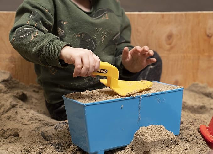 Superio Snow Toy Trowel V-Shape - Kids Beach Sandbox Fun Toy Tool Yellow Trowel, Sturdy and Well Designed Sand and Snow Trowl