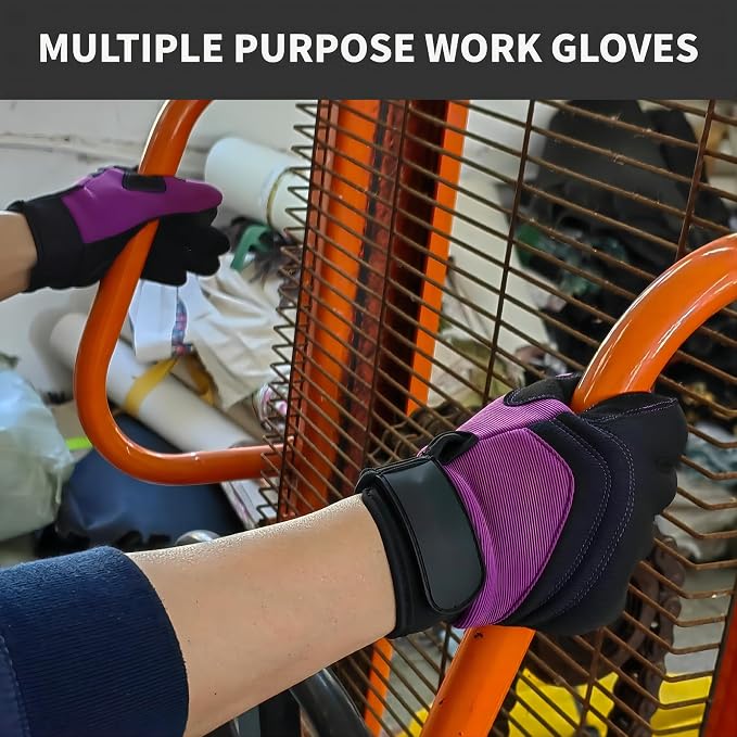 Gardening Gloves,Women Yard Work Garden Glove,Gifts | Thorn Proof,Puncture Resistant,Touchscreen,Gift,Leather,Spandex