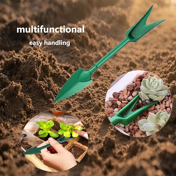 Mini Seed Spreader, Small Garden Tools, Mini Hand Seed Spreader,Small Seed Planter Tool, Manual Seedlings Dibber and Widger Set for Tiny Seeds