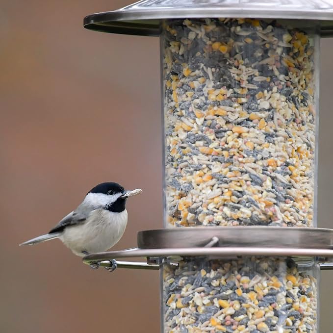 Perky-Pet 325C 2-Tier Copper Panorama Bird Feeder