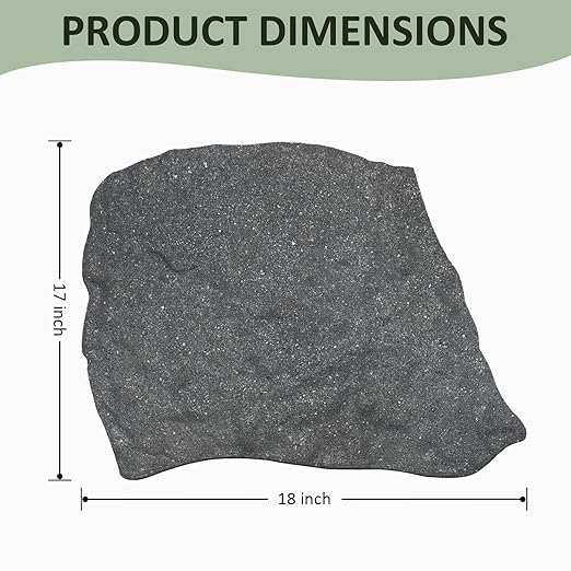Sekcen 3 Pack Rubber Stepping Stones Outdoor Garden Rubber Pavers Pathway Walkway Paving Stones