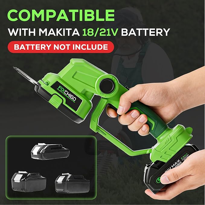 21V Cordless Hedge Trimmer, 2 in 1 Handheld Bush Trimmer Compatible with MAKITA 21V Battery(Battery not Included), Electric Grass Shear for Garden Yard Lawn Care, Powerful & Lightweight