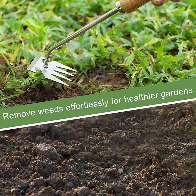 Weed Puller Tool, Weed Pulling Tool, Weeding Tool, Garden Tools, Weed Remover Tool, Stainless Steel, Anti-Detachment, Gardening Essentials, Gardening Hand Tools for Backyard Planting Weeding