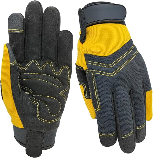 Gardening Gloves,Women Yard Work Garden Glove,Gifts | Thorn Proof,Puncture Resistant,Touchscreen,Gift,Leather,Spandex