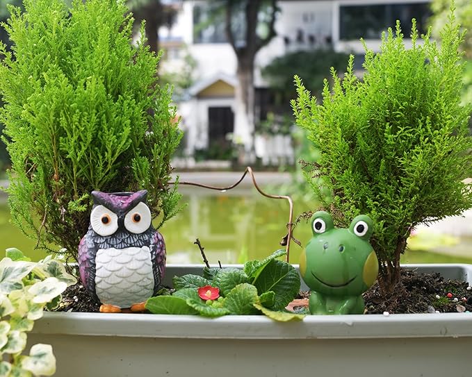 Owl Shaped Self-Watering Spikes - Effortless Plant Care for Your Garden, Whimsical and Charming Design for Indoor and Outdoor Plants, Keep Your Plants Hydrated While on Vacation