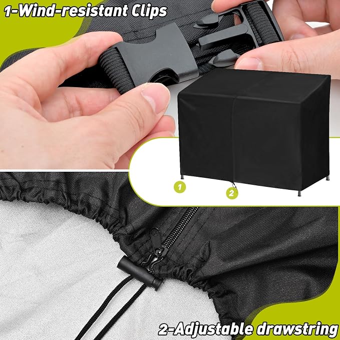 Waterproof Potting Bench Cover for Outdoor Garden Tables, Universal Size for Planting Workbench 600D Oxford Cloth
