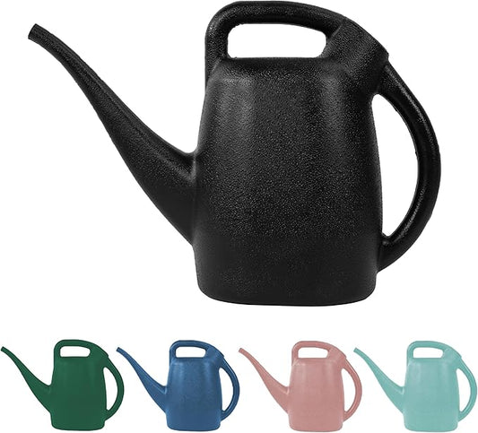 Chapin 48000 Watering Can, Garden, Indoor and Outdoor Plants, Recycled Plastic, Made in USA, Black, 1/2 Gallon