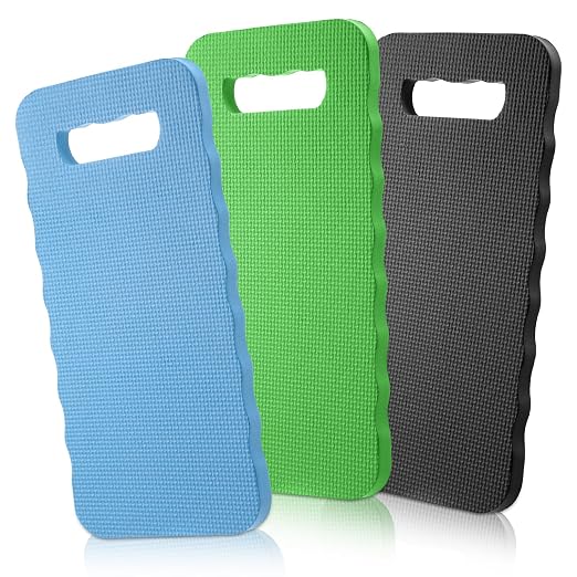 3 Pcs Garden Kneeling Pad, Thick Kneeling Pad, Comfortable Garden Kneeling Pads, Kneeling Mat Waterproof with Light Color Tone, Knee Pads for Gardening, Yoga, House Clean, Repair Work