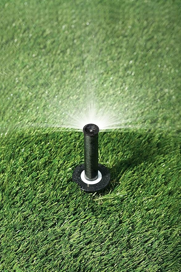 Rain Bird 1804HDSP25 Pressure Regulating (PRS) Professional Dual Spray Pop-Up Sprinkler, 180° Half Circle Pattern, 8' - 15' Spray Distance, 4" Pop-up Height