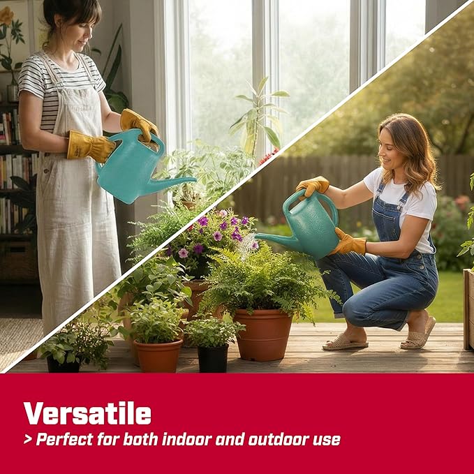 Chapin 48007 Watering Can, Garden, Indoor and Outdoor Plants, Recycled Plastic, Made in USA, 1/2 Gallon, Sky Blue