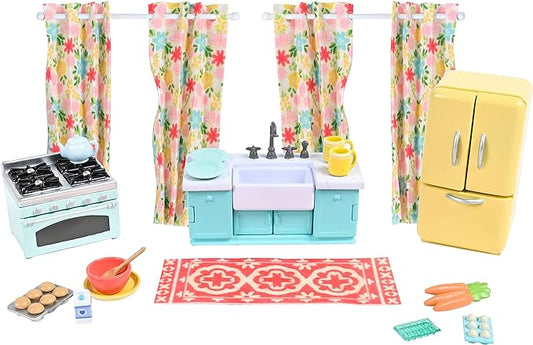 Honey Bee Acres Sweet Home Kitchen Accessories Playset, 27 piece Set: