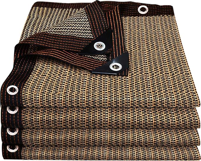 Shade Cloth for Garden,80% Mesh Tarp with Grommets Shade Cloth for Greenhouse,Patio,Vegetables,Plants Cover and Chicken Coops,Coffee Shade Net for Outdoor Garden10x10FT