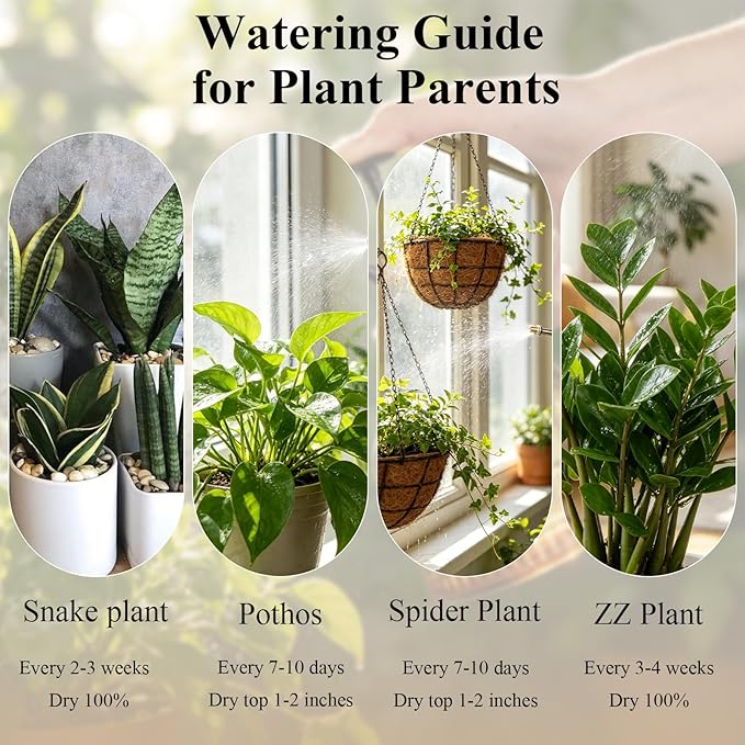 Amolliar Glass Plant Mister Spray Bottle, Vintage Refillable Leak Proof Watering Can for Indoor Plants, Houseplants, Gardening, Cleaning, Hair & Pet Care with Mist Nozzle (Brown-Black Pump)