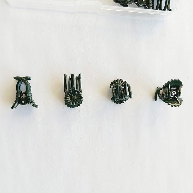 Orchid Clips for Plants Support (100, Green) for Small - Middle Climbing Plants Vine Plants & Single Stem Plants