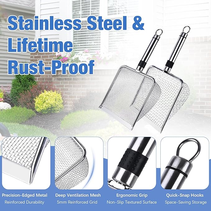 Gardening Soil Sifter (1 Set, 5mm)