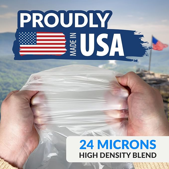 Reli. 95 Gallon Trash Bags Heavy Duty | 30 Trash Bags with Ties | Super Sizeable, Clear, Serious Garbage Cleanup