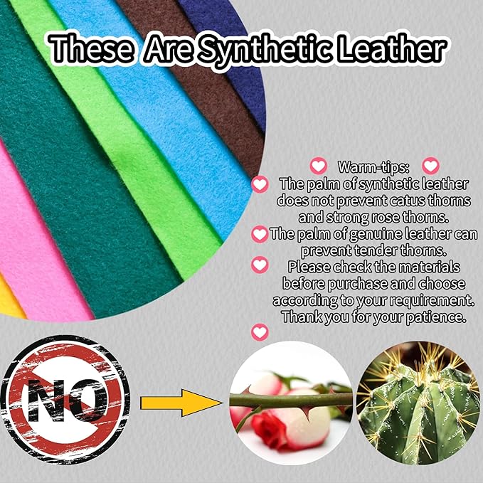Gardening Gloves,Women Yard Work Garden Glove,Gifts | Thorn Proof,Puncture Resistant,Touchscreen,Gift,Leather,Spandex