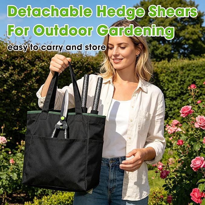 Hedge Shears,30" Hedge Clippers with Sharp Blades Lightweight Garden Scissors for Trimming Bushes Shrubs Manual Plant Shears Gardening Tools with Comfortable Handle for Gardening Landscape Care