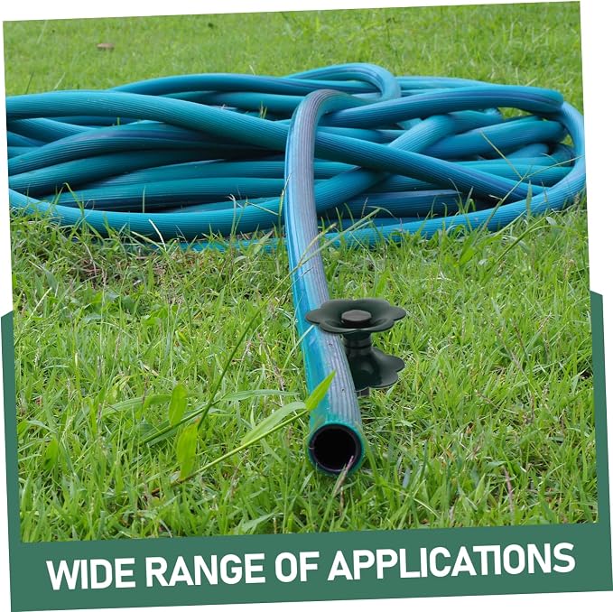 3pcs Hose Guards for Flower Beds Lawn Hose Winding Wheels Garden Watering Guide Spikes