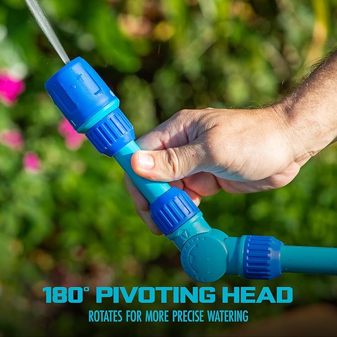 Aqua Joe AJ-WW30-TND Telescoping Watering Wand, 30-inch, 3 Spray Patterns, Tornado Spray