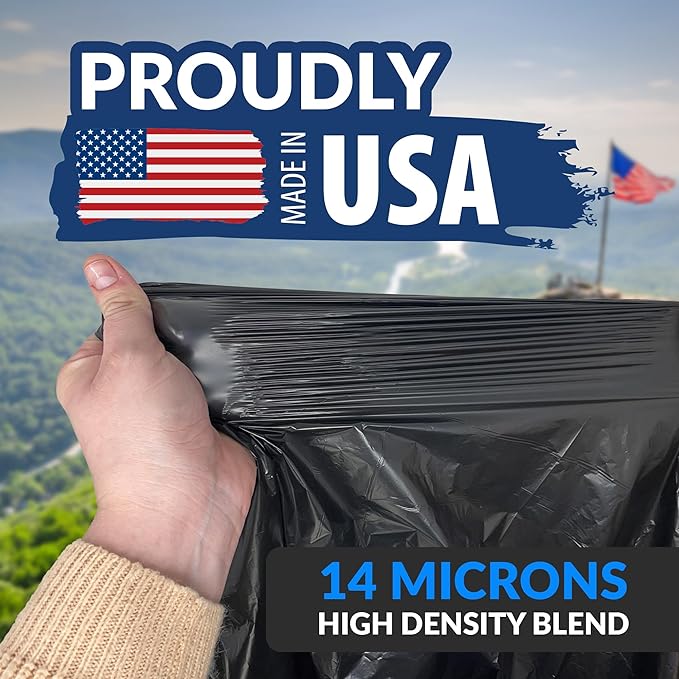 Reli. 40 to 45 Gallon Trash Bags Heavy Duty | 250 Trash Bags with Ties | Super Sizeable, Black, Serious Garbage Cleanup