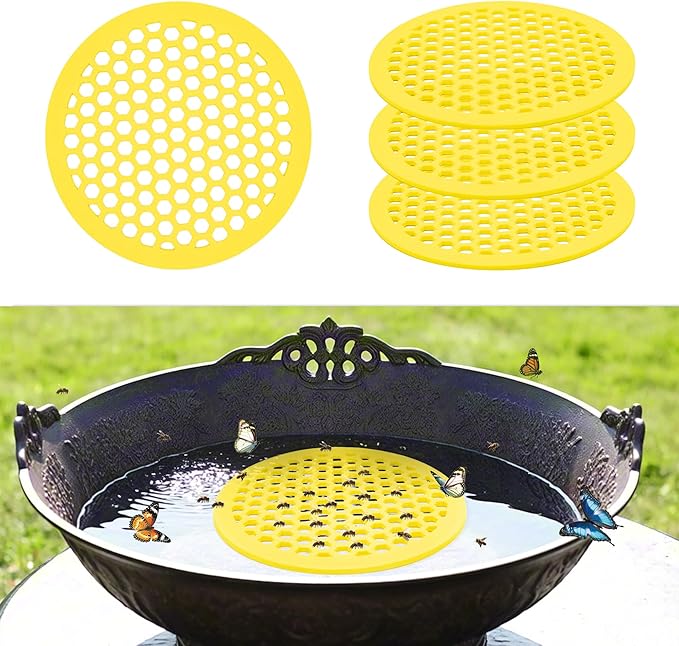 Bifeaw 4 Packs Bee Watering Station for Garden - 7.87 inch Pollinator Watering Station - Butterfly Feeder