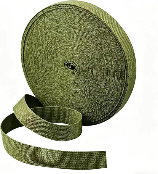 1 Roll 65.6 Feet Tree Tie for Plant Support Garden Strap 1 Inch Width Staking and Guying Material 1,800 Lbs Strength (Army Green-140ft)