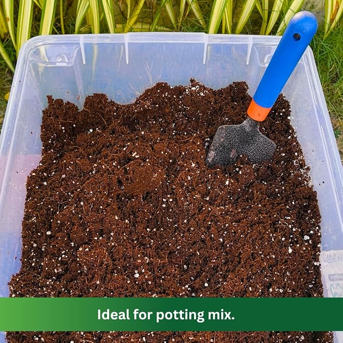 Premium Coco Coir by PlantoCare – Professional Grade Coconut Coir Growing Medium, pH Neutral & Low EC – Ideal for Seed Starters, Potting Mix, Hydroponics & Houseplants [10 Bricks of 650 Grams Each]