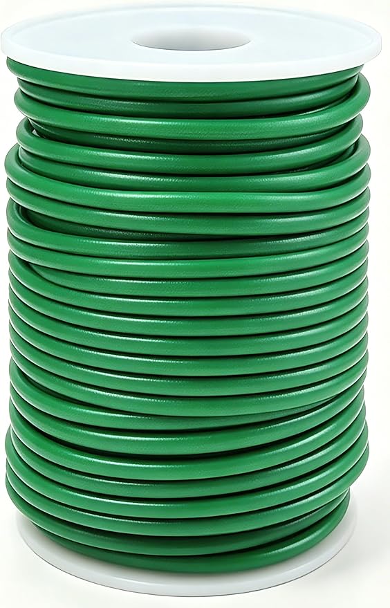 Flexible Garden Plant Ties - 66ft Soft & Reusable Plant Wire, 3.5mm Twist Tie for Climbing Plants, Vegetables & Flowers, Waterproof Indoor Outdoor Plant Support Training Wire