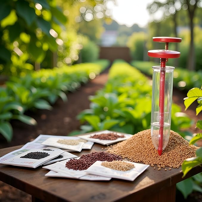 Seeds Dispenser,Mini Seed Spreader Sowing Seeder Tool,Handheld Seed Sower,Mini Garden Seed Spreaders Seed Sowing Seeder Tool Seeder Tool for Horticultural Seeding,Gardening and Lawn Care Accessories