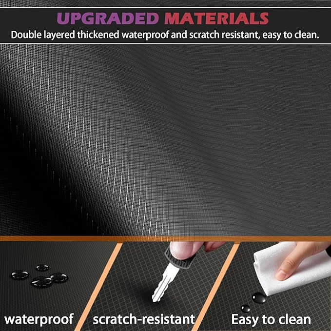 2PCS Windshield Snow Cover, Car Windshield Cover for Ice and Snow, Automotive Large Magnetic Windshield Frost Cover With Side Window and Mirror Protector in Winter, Suitable for Most Vehicle,Sedan,SUV