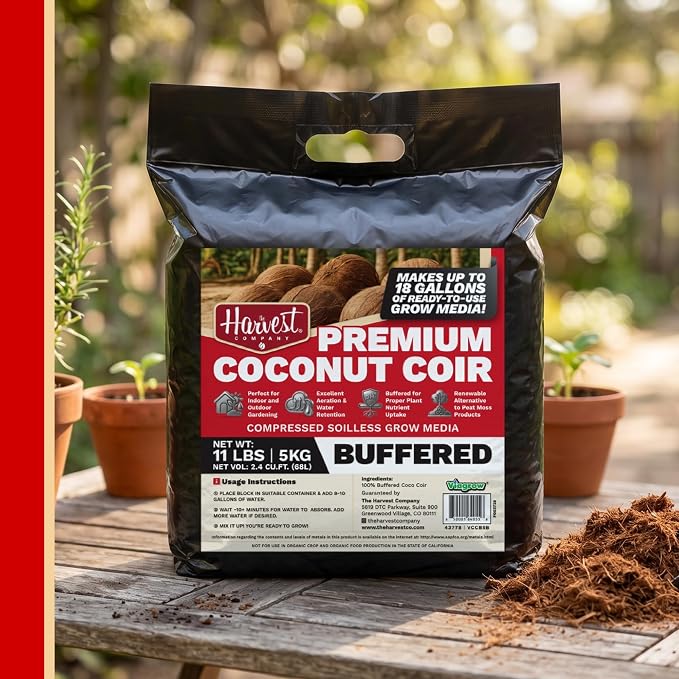 Viagrow VCCB5B-2 VCCB Coco Coir, 2 Pack, Buffered 5KG