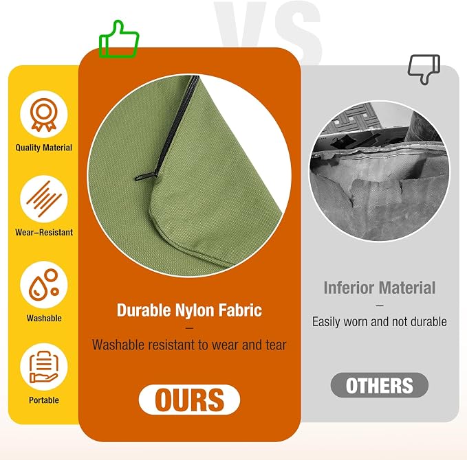 Zipcase Leaf Blower Vacuum Zippered Bottom Dump Bag for for Ultra Blower Rake & Vacuum Leaf Blowers