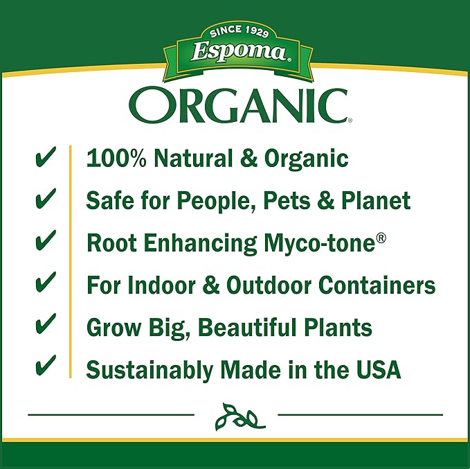 Espoma Organic Seed Starter Premium Potting Soil Mix - All Natural & Organic Seed Starting Mix with Mycorrhizae. for Organic Gardening, 16 qt, Bag - Pack of One
