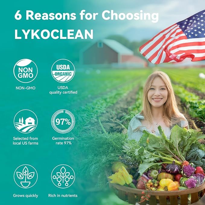 LYKOCLEAN Hydroponic Seeds Pods for iDOO Hydroponics Growing System, 12 Seed pods, 350+ Seeds (Flower, 12-pods)