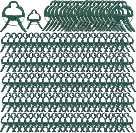 GXXMEI 80PCS Plant Clips 2 Sizes Adjusting Reusable Garden Plant Supports Clips for Supporting Stems of Flower Vine Vegetables Tomatoes Climbing