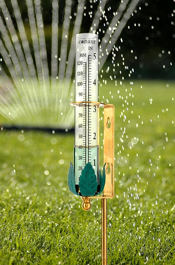 Conant VRG1LFB Vermont Rain Gauge (Living Finish Brass) #VRG1