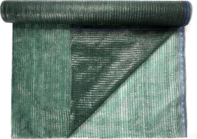[WindscreenSupplyCo] 40% 6' x 100 FT Eyelets Shade Cloth Roll Sunblock Shade UV Resistant Net for Garden Greenhouse Flower Plant Patio Kennel, Green - PS6140GRNX1
