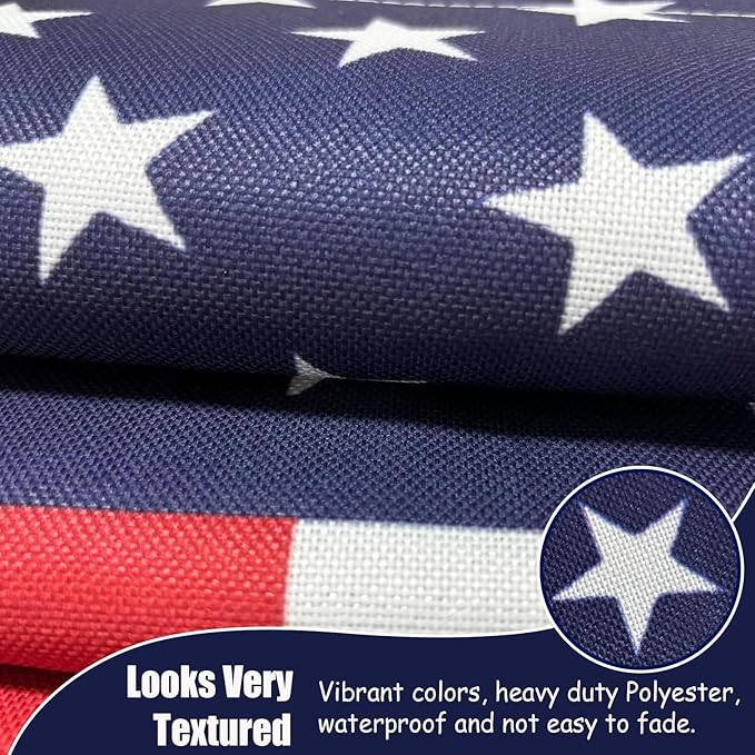 American House Flag 28x40 Inch Indoor Double Side American Garden Flag Banner Large USA Garden Flags for House Yard Indoor Outdoor Decoration