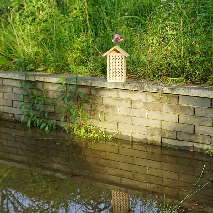 Mason Bee House,JZDF Bug Hotel,Bug Hotel,Carpenter Bee House for The Garden,Leaf Cutter Bees House