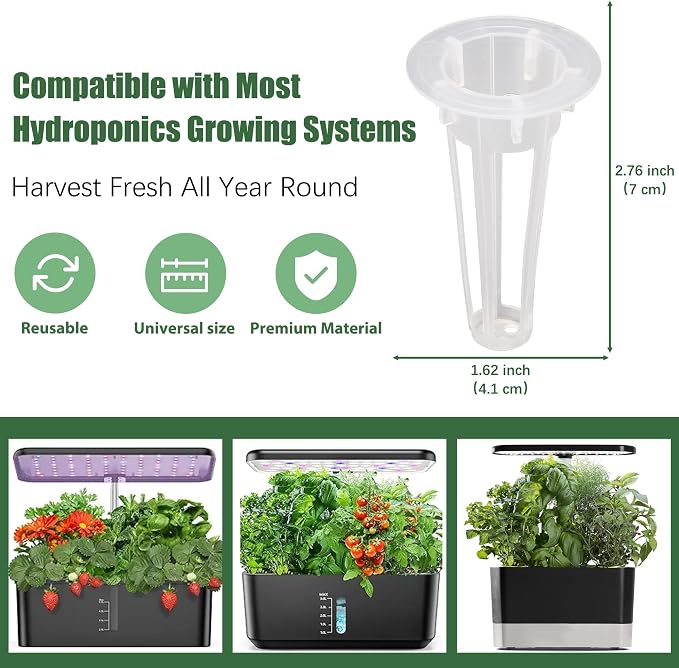 Dill Seed Pods for All Hydroponics Growing Systems, 12 Pods Herb Kit with 400+ Seeds of Dill, Grow Your Own Herb Garden at Home