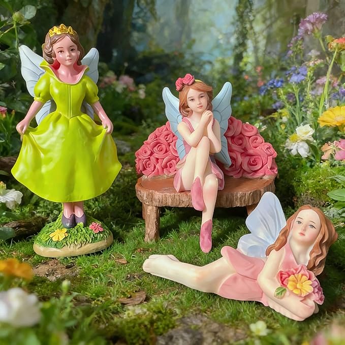 Clearance—Fairy Figurines,Fairies for Fairy Garden,Fairy Garden,Fairy Garden Accessories,Fairies Figurines,Fairy Garden Figurines,Fairies for Fairy Garden,Garden Fairies,mini Fairy Figurines